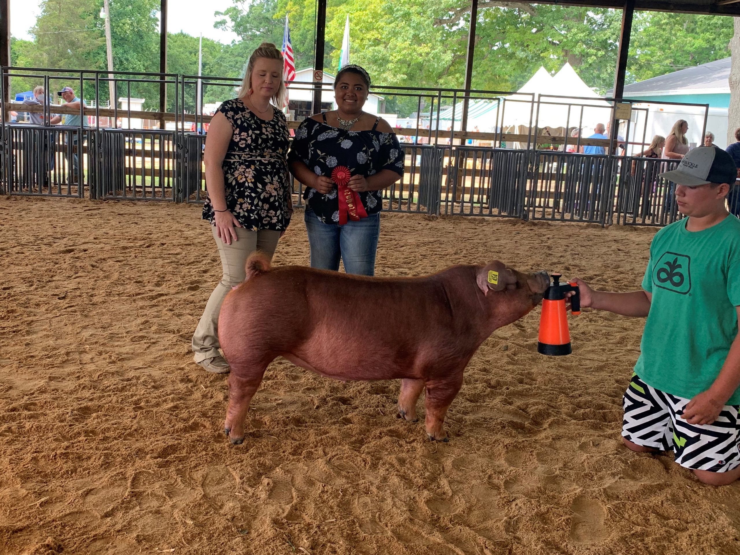 2019 Calhoun County Fair, Reserve Champion Duroc, Sired by I'm The One